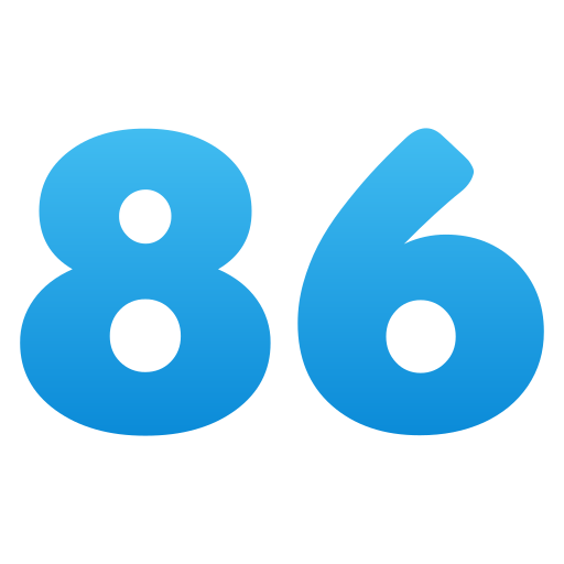 86 icono gratis