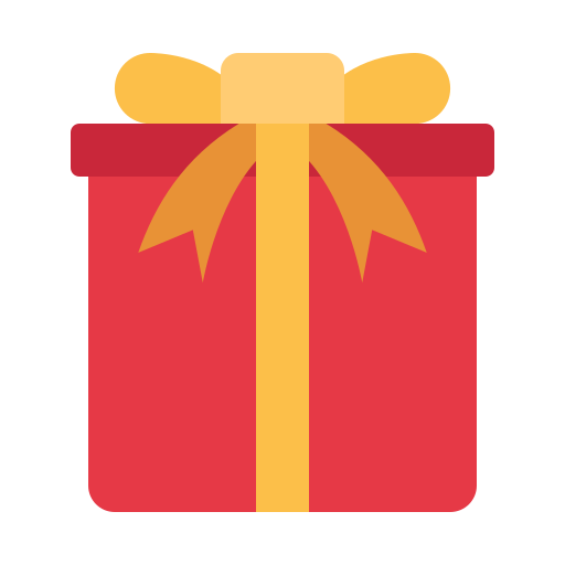 caja de regalo icono gratis