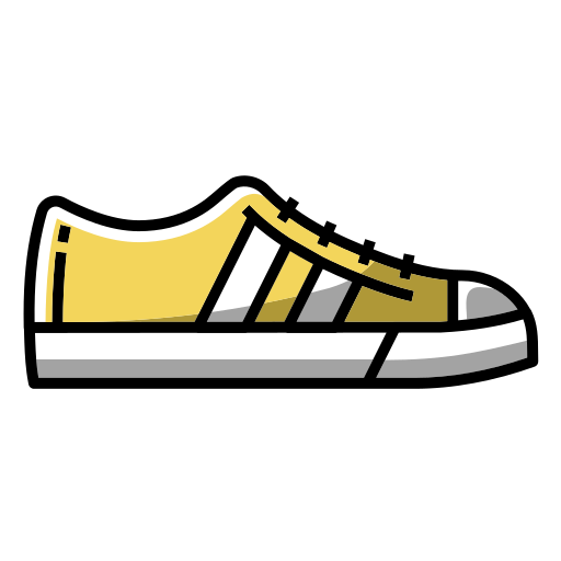 zapatos de lona icono gratis