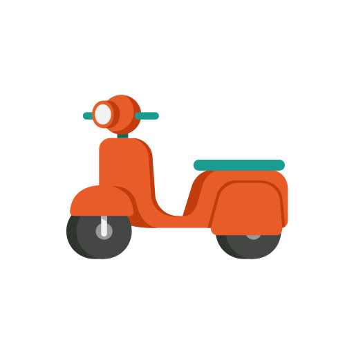 motor de scooter icono gratis