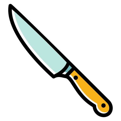 Chef knife - Free arrows icons