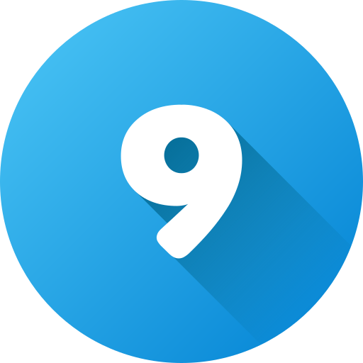 nummer 9 kostenlos Icon nummer 9 kostenlos Icon