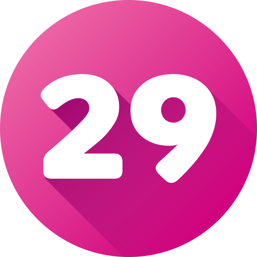 Twenty nine free icon Twenty nine free icon