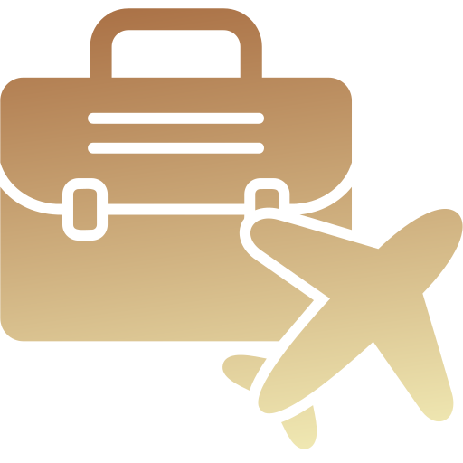 viaje de negocios icono gratis