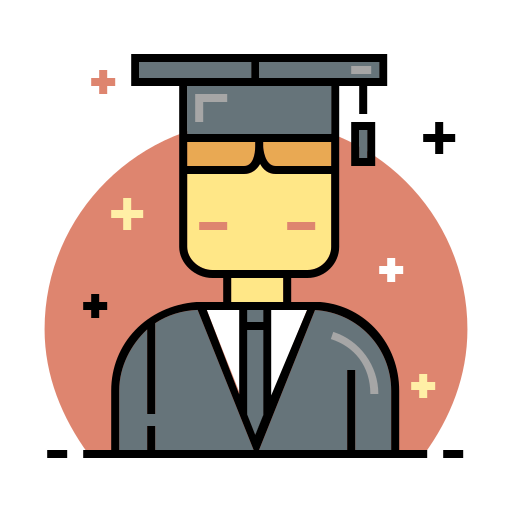 graduación icono gratis