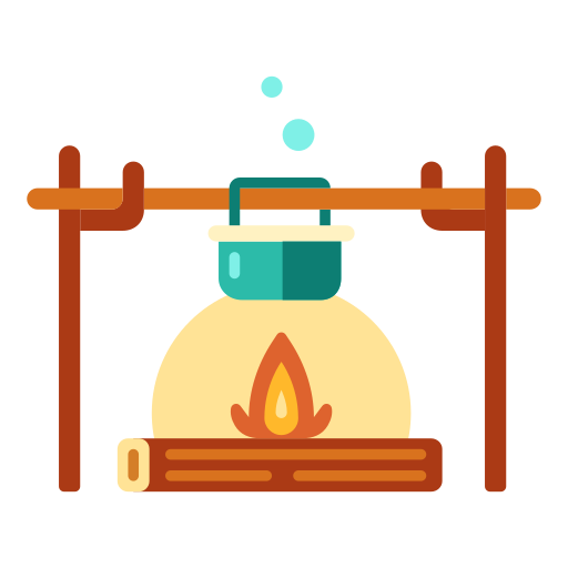 acampar icono gratis