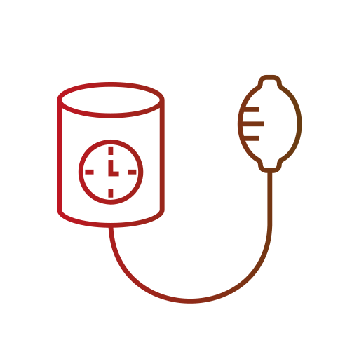 medidor de presión arterial icono gratis