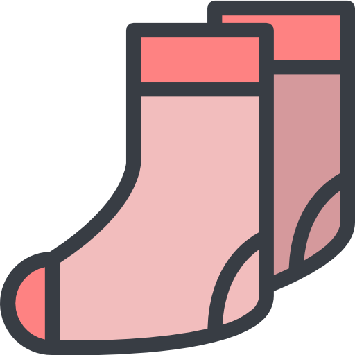Socks Justicon Lineal Color icon
