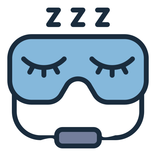 antifaz para dormir icono gratis