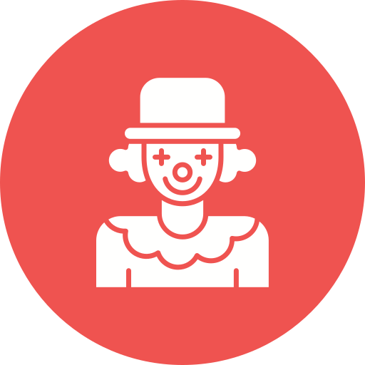 payaso icono gratis