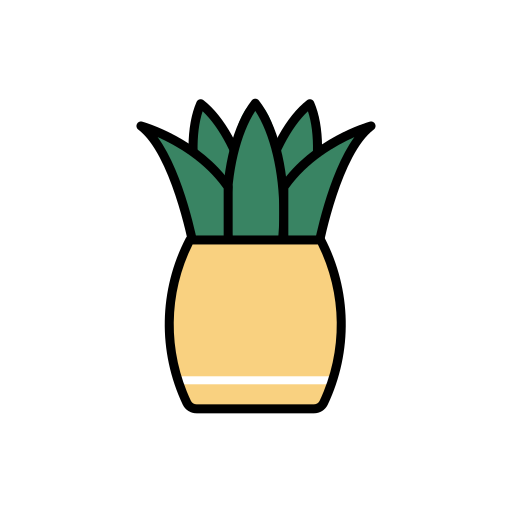 dracaena trifasciata icono gratis