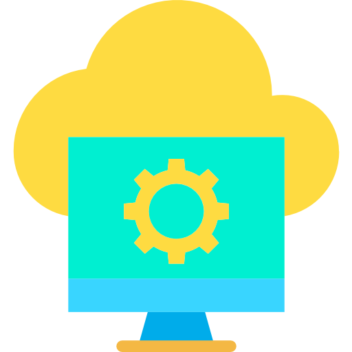 computación en la nube icono gratis