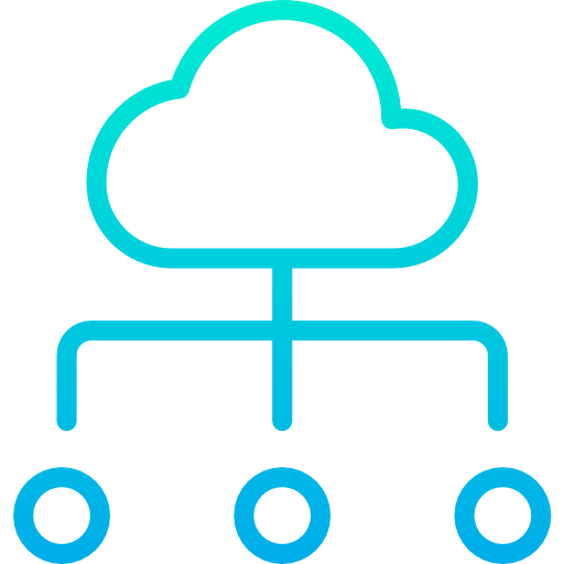 Cloud computing Kiranshastry Gradient icon