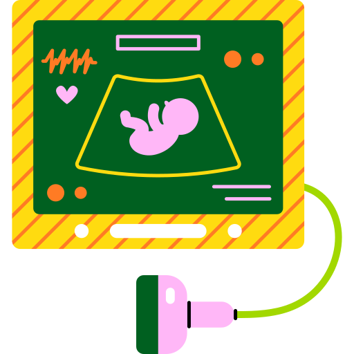 ultraschall kostenlos Sticker