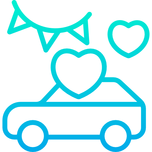 voiture de mariage Icône gratuit voiture de mariage Icône gratuit