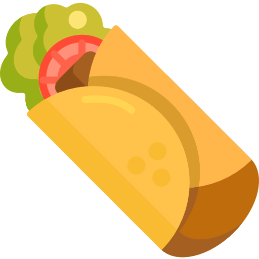 Burrito Flaticons.com Lineal Color icon