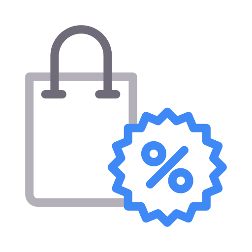 bolsa grátis ícone