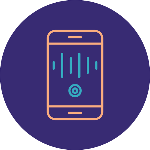 grabación de voz icono gratis