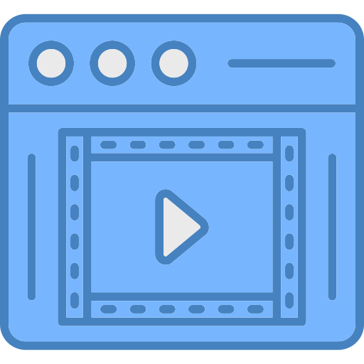 Online video free icon
