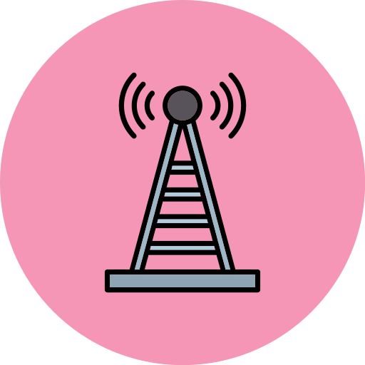 torre de radio icono gratis