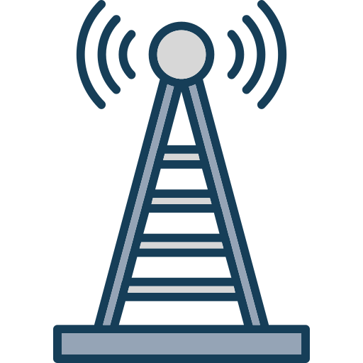 torre de radio icono gratis