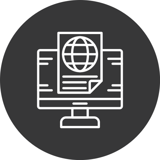 informe de noticias icono gratis