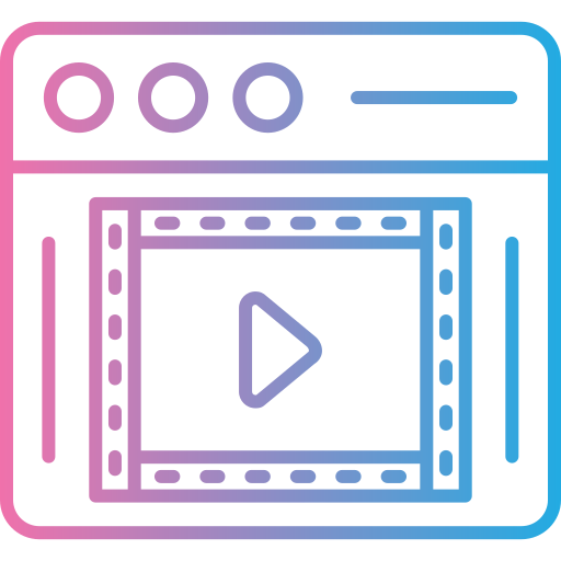 Online video free icon