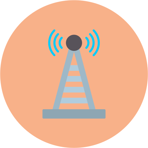 torre de radio icono gratis