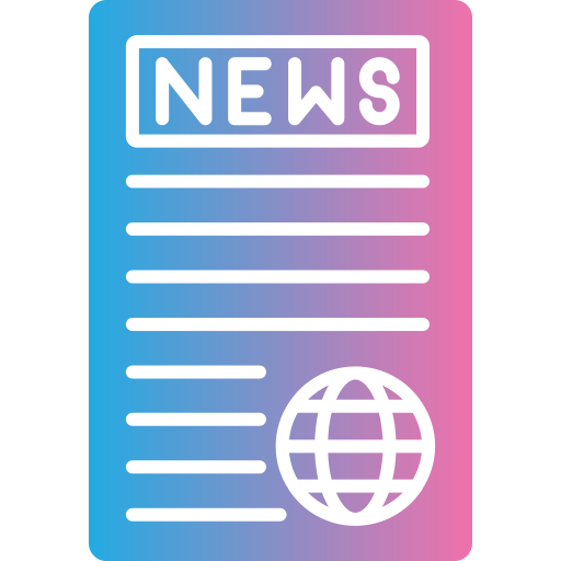 informe de noticias icono gratis