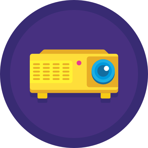 Projector free icon Projector free icon