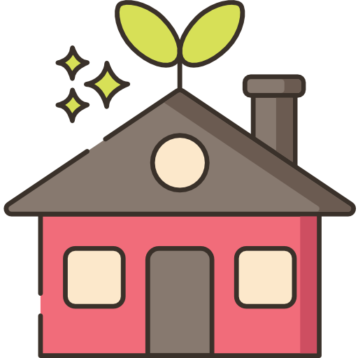 casa ecológica icono gratis