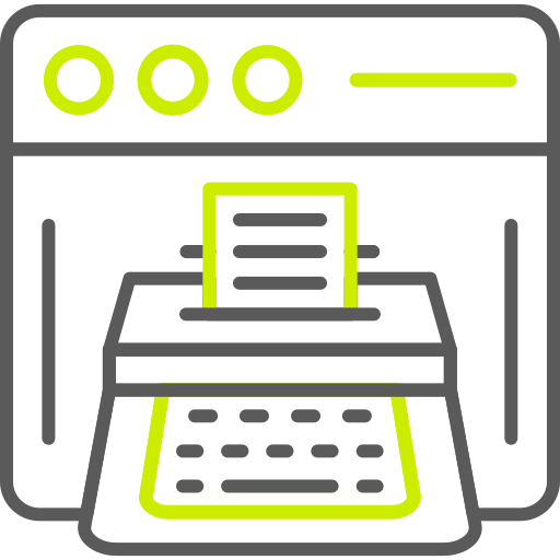 redacción icono gratis