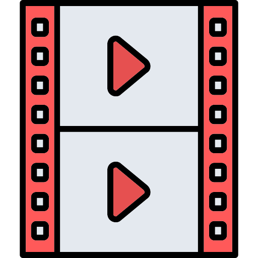 bande de film Icône gratuit