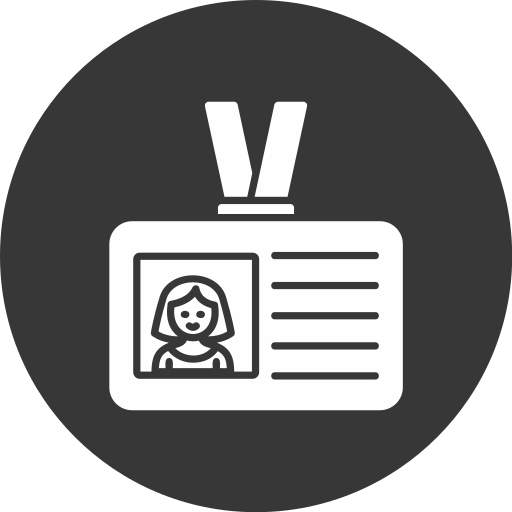 tarjeta de identificación icono gratis