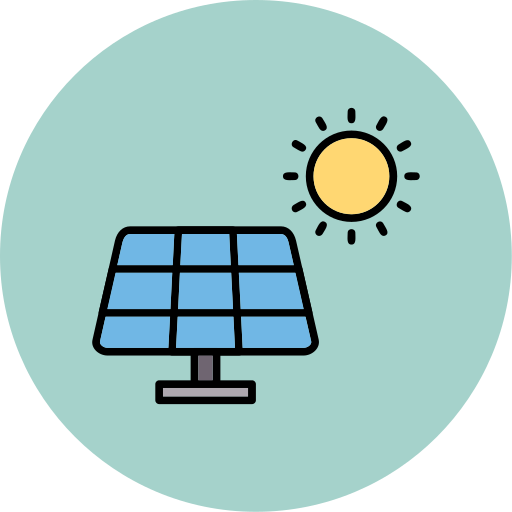 panel solar icono gratis