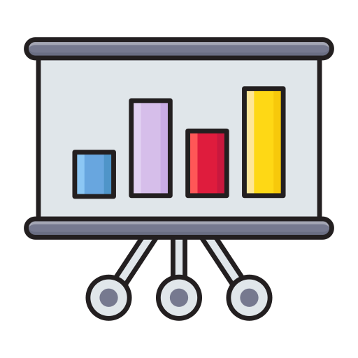 Chart free icon