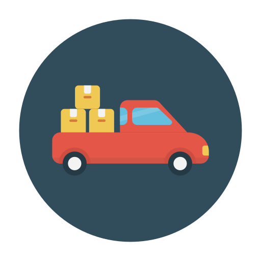 camión icono gratis