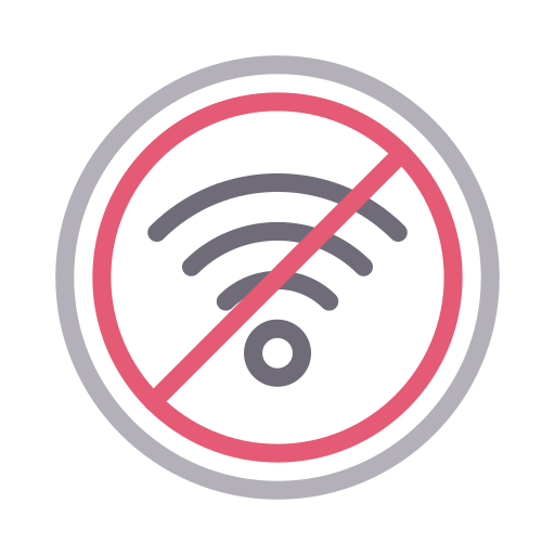 Signal free icon Signal free icon