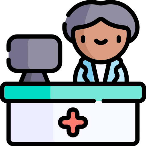 oficina del doctor icono gratis