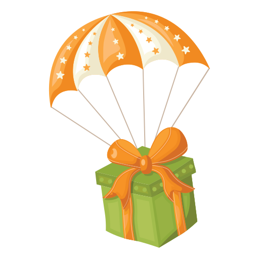 Gift free icon