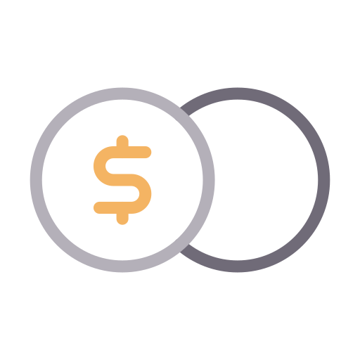 monedas icono gratis