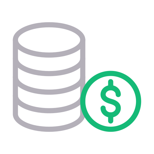 monedas icono gratis