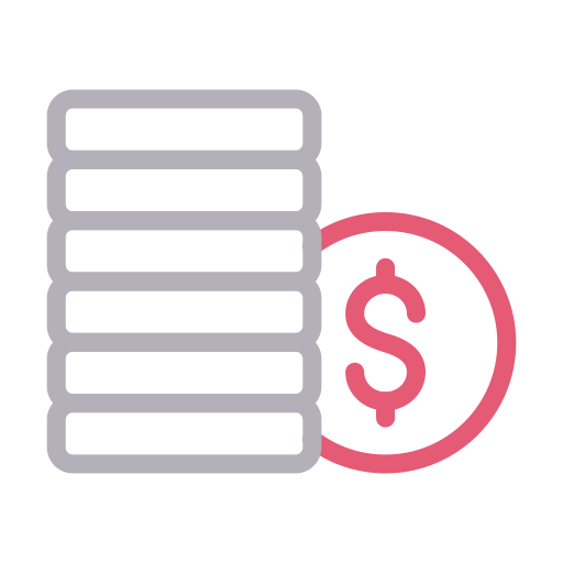 monedas icono gratis