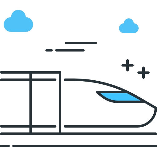 hyperloop icono gratis