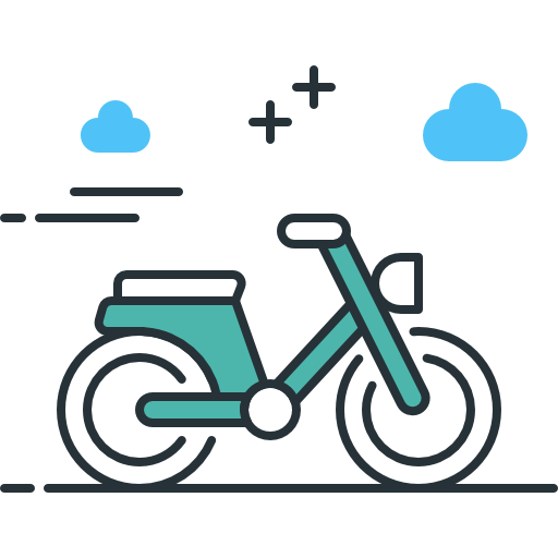 Moped free icon Moped free icon