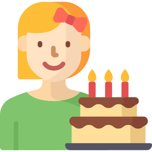 cumpleaños icono gratis