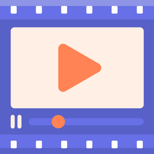 reproductor de video icono gratis