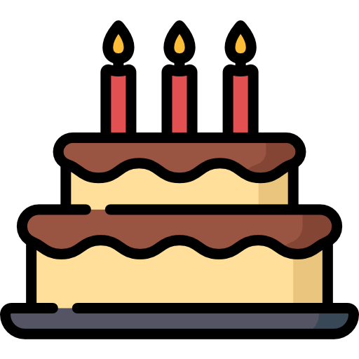 Birthday cake Special Lineal color icon