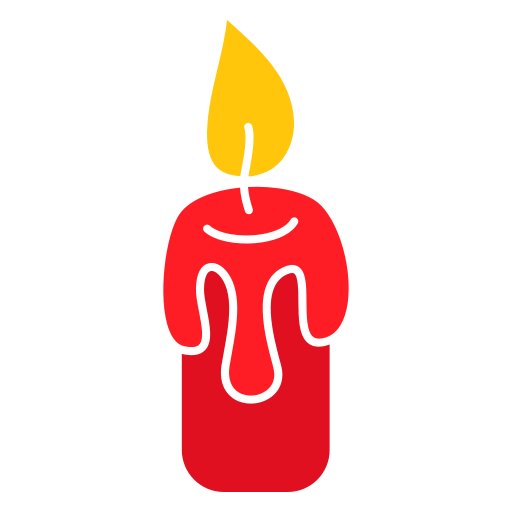 luz de las velas icono gratis