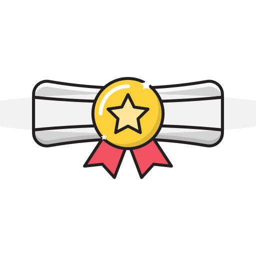 Certificate free icon Certificate free icon
